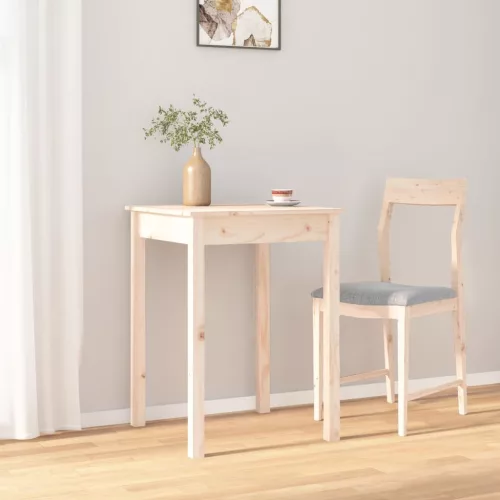 Tömör fenyőfa ebédlőasztal 55 x 55 x 75 cm