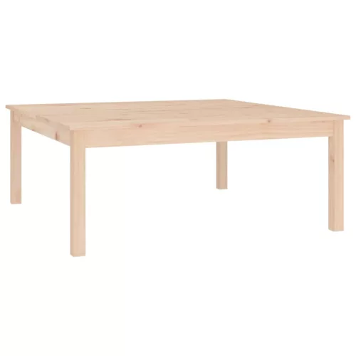 Tömör fenyőfa dohányzóasztal 100 x 100 x 40 cm