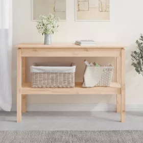 Tömör fenyőfa tálalóasztal 110 x 40 x 75 cm