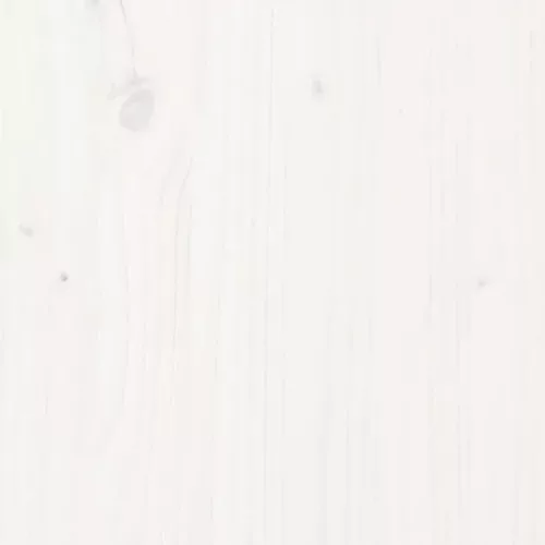 Fehér tömör fenyőfa tálalószekrény 104,5x34x80 cm