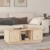 Tömör fenyőfa dohányzóasztal 110 x 50 x 40 cm