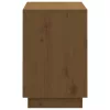 Mézbarna tömör fenyőfa cipőszekrény 110 x 34 x 52 cm