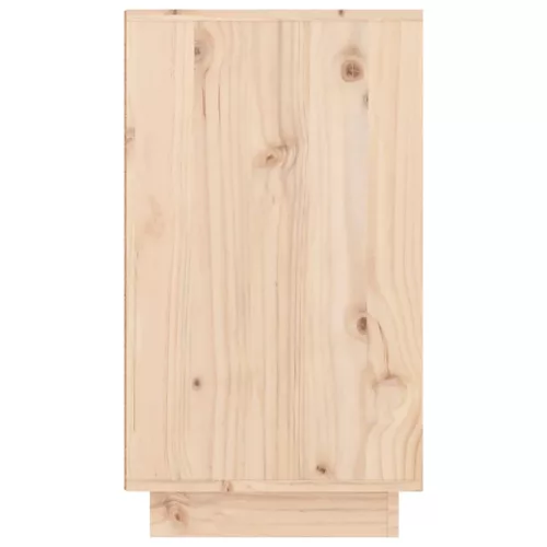 Tömör fenyőfa cipőszekrény 110 x 34 x 61 cm