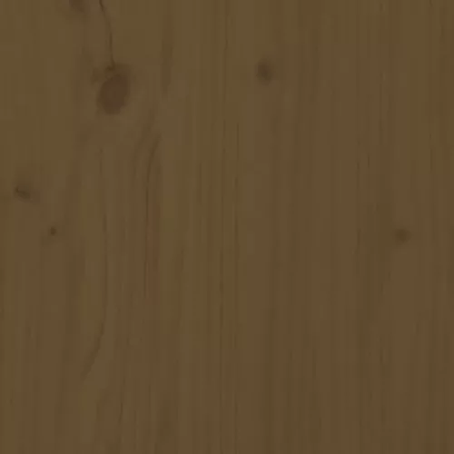 Mézbarna tömör fenyőfa tálalószekrény 100 x 35 x 74 cm