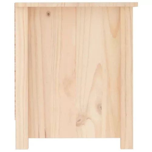 Tömör fenyőfa cipősszekrény 110 x 38 x 45,5 cm