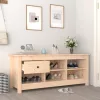 Tömör fenyőfa cipősszekrény 110 x 38 x 45,5 cm