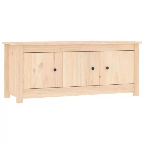 Tömör fenyőfa cipősszekrény 110 x 38 x 45,5 cm