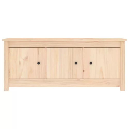 Tömör fenyőfa cipősszekrény 110 x 38 x 45,5 cm
