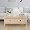 Tömör fenyőfa dohányzóasztal 100 x 50 x 40 cm