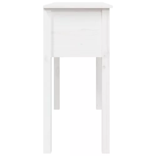 Fehér tömör fenyőfa tálalóasztal 100 x 35 x 75 cm