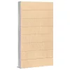 Szürke sonoma színű szerelt fa CD-szekrény 102 x 23 x 177,5 cm