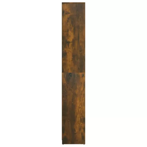 Füstös tölgy színű szerelt fa fürdőszobaszekrény 30x30x183,5 cm
