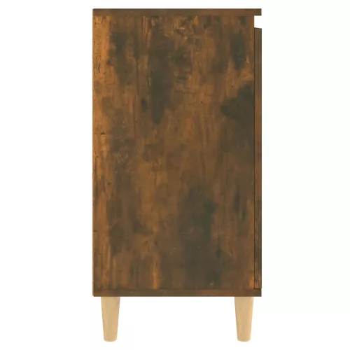 Füstös tölgy színű szerelt fa tálalószekrény 60 x 35 x 70 cm
