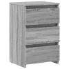 2 db szürke sonoma szerelt fa éjjeliszekrény 40x35x62,5 cm