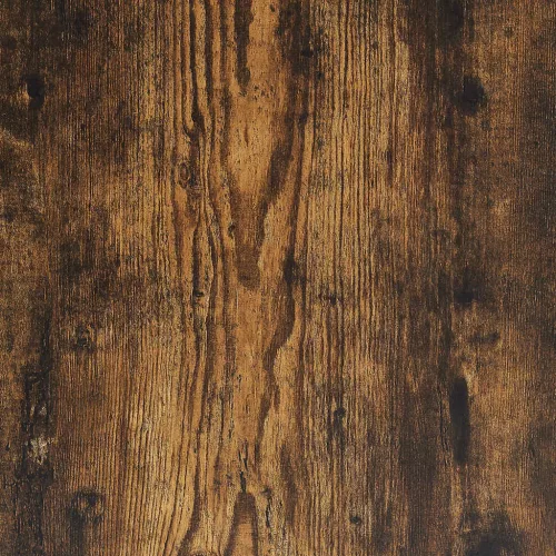 Füstös tölgy színű szerelt fa étkezőasztal 140 x 74,5 x 76 cm