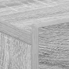 2 db szürke-sonoma szerelt fa függő éjjeliszekrény 40x30x15 cm