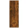 Füstös tölgy színű szerelt fa cipőtartó 54 x 34 x 100,5 cm