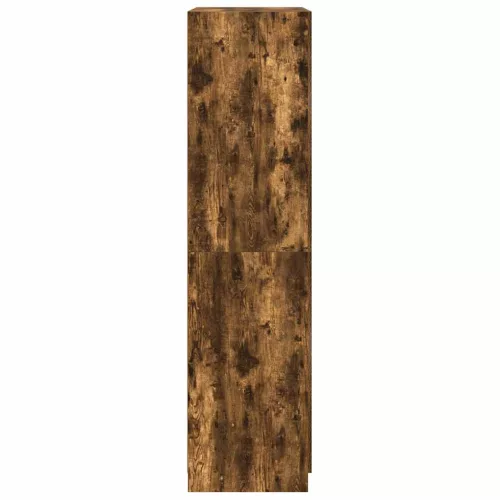 Füstös tölgy színű szerelt fa ruhásszekrény 80 x 52 x 180 cm