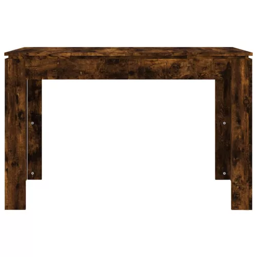 Füstös tölgy színű szerelt fa étkezőasztal 120 x 60 x 76 cm