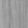 Szürke sonoma színű szerelt fa CD-szekrény 100 x 23 x 89,5 cm