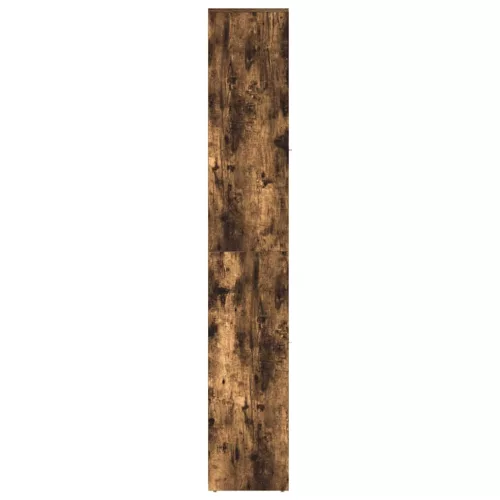 Füstös tölgy színű szerelt fa fürdőszobaszekrény 30x30x183,5 cm