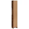 Füstös tölgy színű szerelt fa fürdőszobaszekrény 32x25,5x190 cm