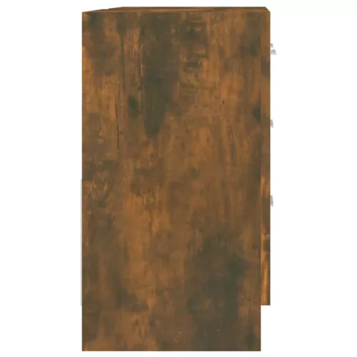 Füstös tölgy színű szerelt fa mosdószekrény 63x30x54 cm