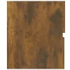 Füstös tölgy színű szerelt fa mosdószekrény 80 x 38,5 x 45 cm