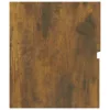 Füstös tölgy színű szerelt fa mosdószekrény 90 x 38,5 x 45 cm