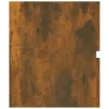 Füstös tölgy színű szerelt fa mosdószekrény 100 x 38,5 x 45 cm
