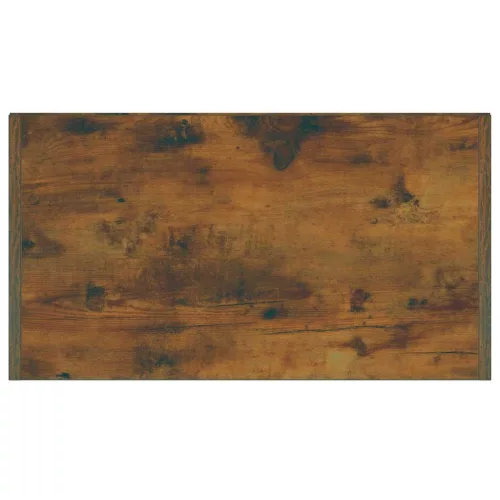 Füstös tölgy színű szerelt fa fürdőszobaszekrény 60x33x80 cm