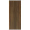 Barna tölgy színű szerelt fa fürdőszobaszekrény 60x33x80 cm