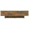 Füstös tölgy színű szerelt fa dohányzóasztal 100x49,5x31 cm