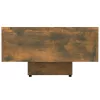 Füstös tölgy színű szerelt fa dohányzóasztal 100x49,5x31 cm