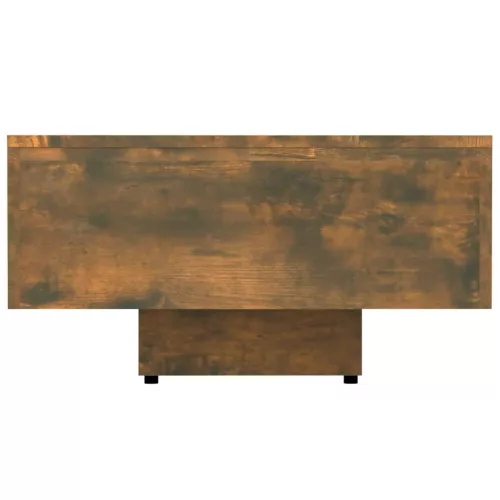 Füstös tölgy színű szerelt fa dohányzóasztal 100x49,5x31 cm