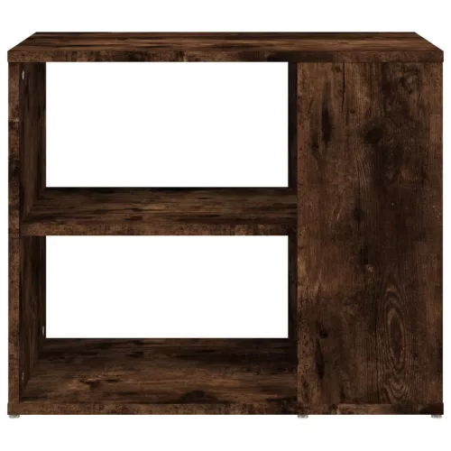 Füstös tölgy színű szerelt fa kisszekrény 60 x 30 x 50 cm