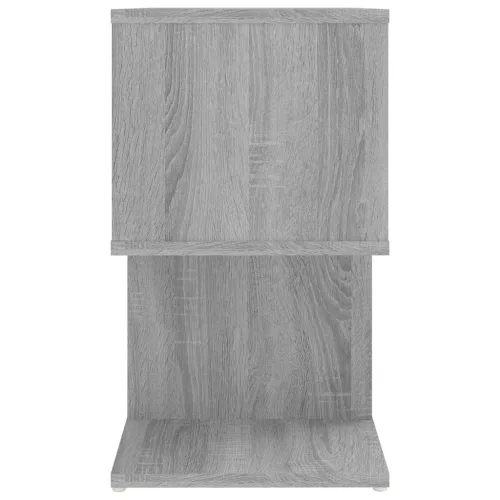 2 db szürke sonoma színű fa éjjeliszekrény 50 x 30 x 51,5 cm