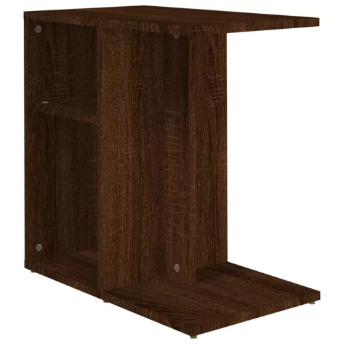 Barna tölgy színű szerelt fa kisszekrény 50 x 30 x 50 cm