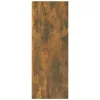 Füstös tölgyszínű szerelt fa tálalóasztal 78 x 30 x 80 cm