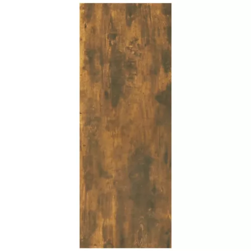 Füstös tölgyszínű szerelt fa tálalóasztal 78 x 30 x 80 cm