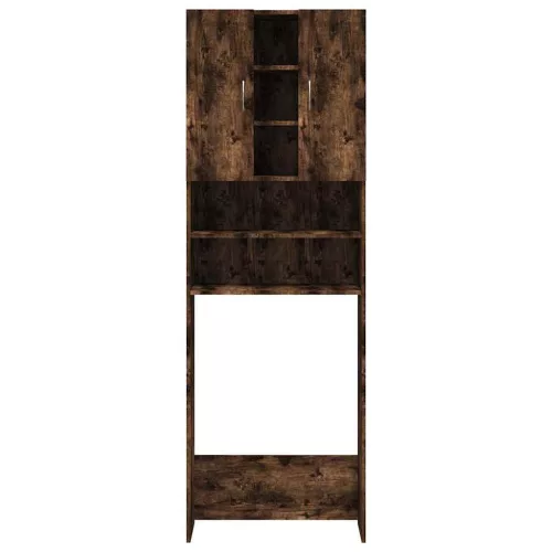 Füstös tölgy színű mosógépszekrény 64 x 25,5 x 190 cm
