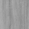 Szürke sonoma színű szerelt fa könyvszekrény 86 x 25,5 x 140 cm