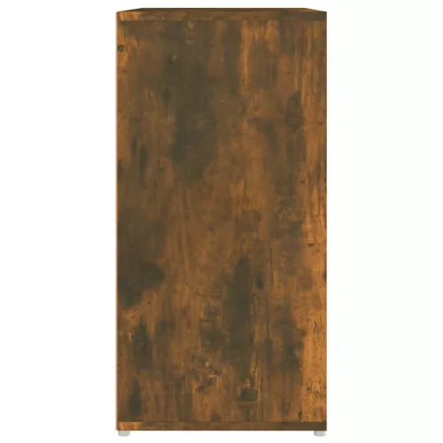 Füstös tölgy színű szerelt fa cipősszekrény 60 x 35 x 70