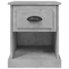 2 db betonszürke szerelt fa éjjeliszekrény 39 x 39 x 47,5 cm