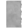 Betonszürke szerelt fa éjjeliszekrény 39 x 39 x 67 cm