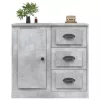 Betonszürke szerelt fa tálalószekrény 70x35,5x67,5 cm
