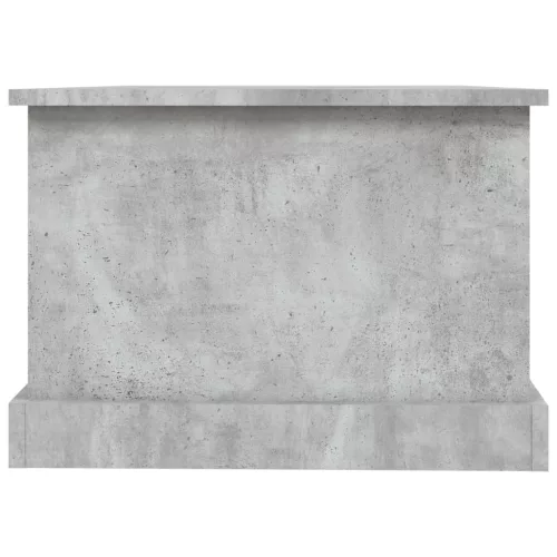 Betonszürke szerelt fa dohányzóasztal 90 x 50 x 35 cm