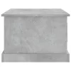 Betonszürke szerelt fa dohányzóasztal 50 x 50 x 35 cm