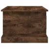 Füstös tölgy színű szerelt fa dohányzóasztal 50x50x35 cm