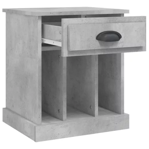Betonszürke éjjeliszekrény 43x36x50 cm